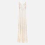 Tulle Red Carpet dress with fringes and beads